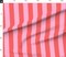Cabana Stripe Candy Pink Large Scale Traditional Bright Vivid Custom Printed Fabric by Spoonflower Various Fabrics by the Yard or Fat Quarter